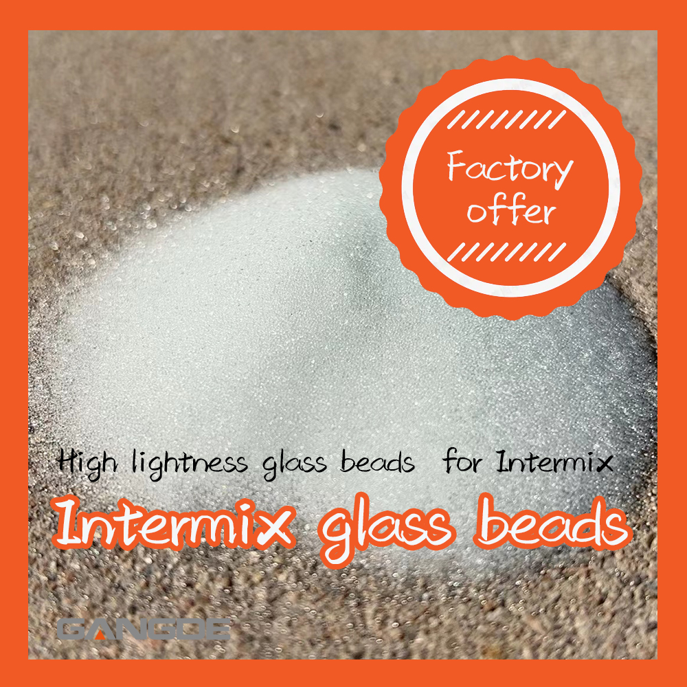 High lightness glass beads  for Intermix
